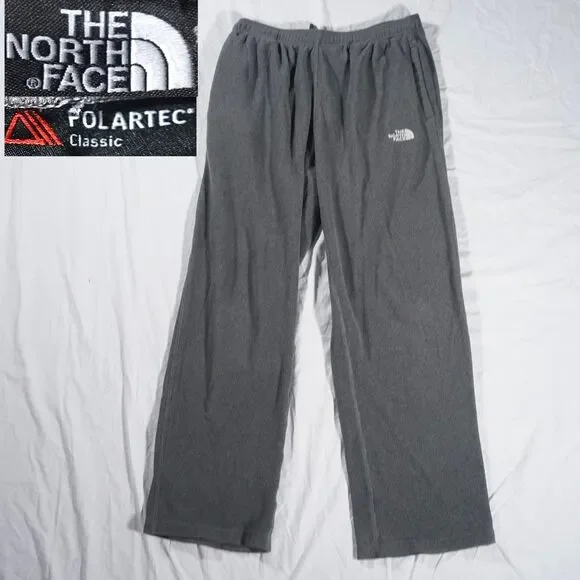 The North Face Polartec Fleece Jogger Pants Gray Medium