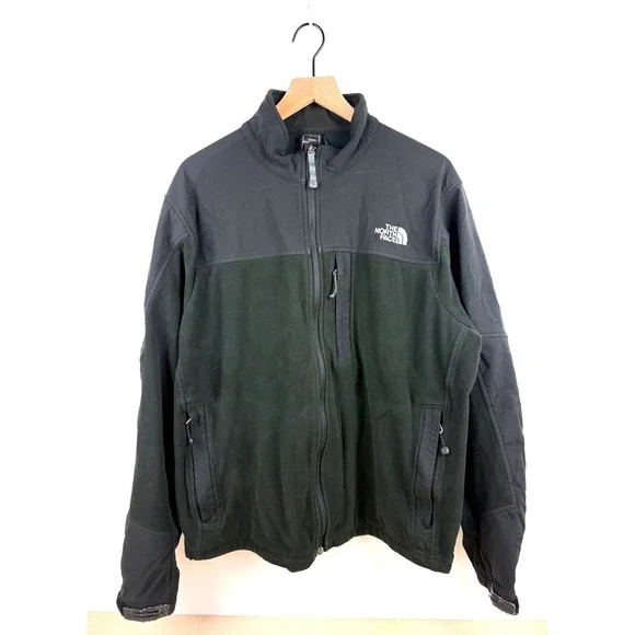 The North Face Fleece Jacket Mens XL/TG‎ Full Zip Black