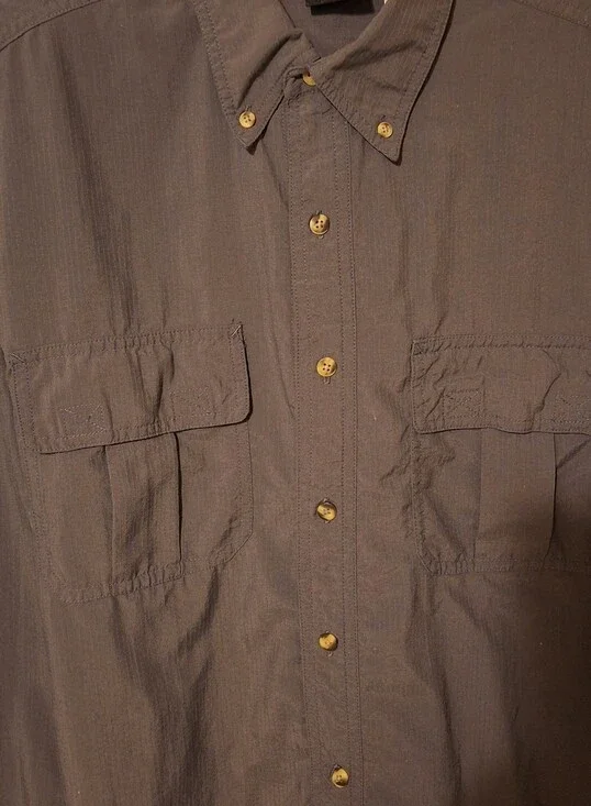 The North Face Grey Button-Up Shirt