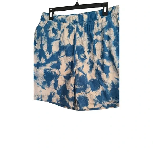 The North Face Men's Printed Class V Pull On Short Blue‎ Dye Print Size Medium