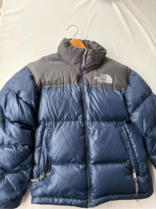 The North Face Black & Gray Quilted Jacket - Men's XS