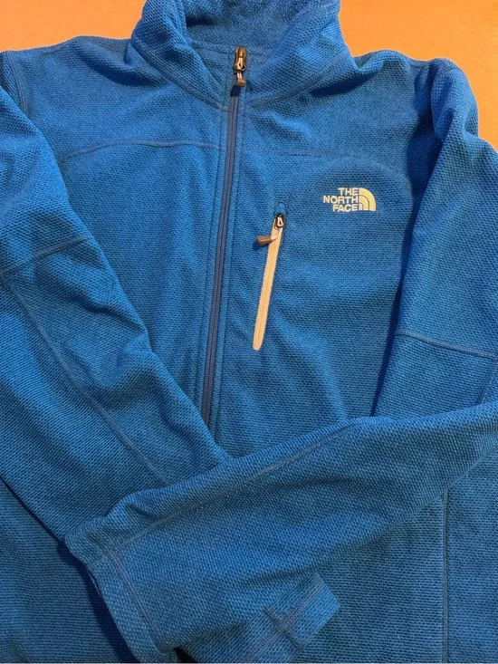 The North Face Blue Full-Zip Fleece Jacket