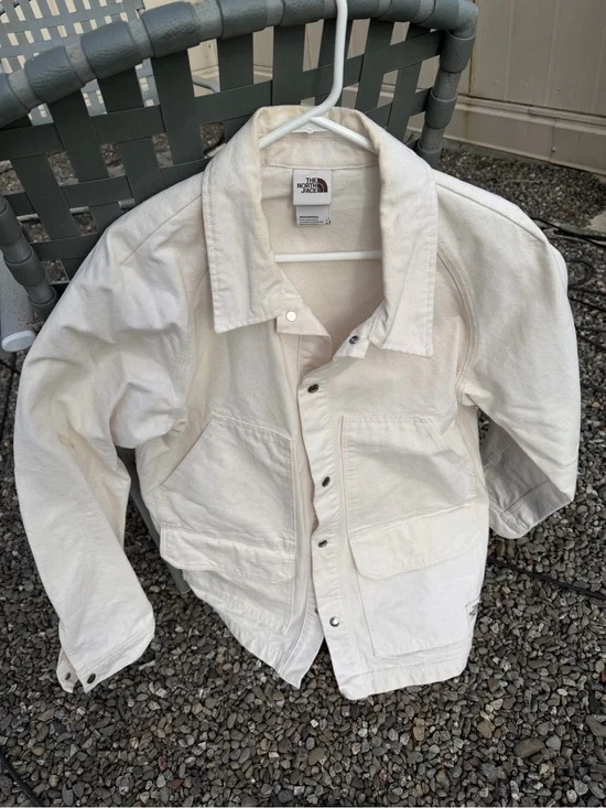The North Face Men's Cream Canvas Field Jacket