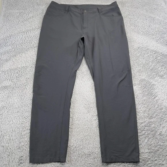 North Face Hiking Pants Men 40x32 Gray Gorpcore Stretch Woven Performance Travel