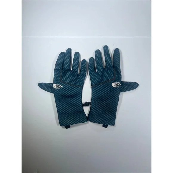 The North Face Etip Gloves Mens Large Blue Textured Techwear Activewear 0697