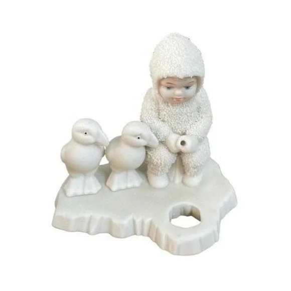 Dept 56 Snowbabies Fishing For Dreams Winter Tales Figurine Holiday‎ Retired 94