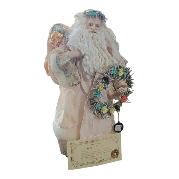 Brinn Collectible Porcelain Christmas Romance Santa 16