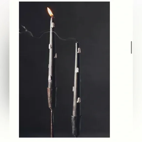 NWT Anthropologie Icon Ghost Taper Candles
