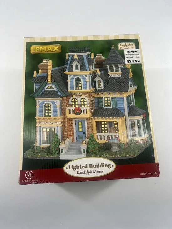 Lemax 2006 Randolph Manor #65371 Caddington Christmas Village House Holiday