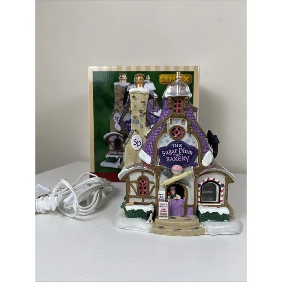 2019 LEMAX Sugar Plum Bakery #95531 Christmas Village Ceramic + Box