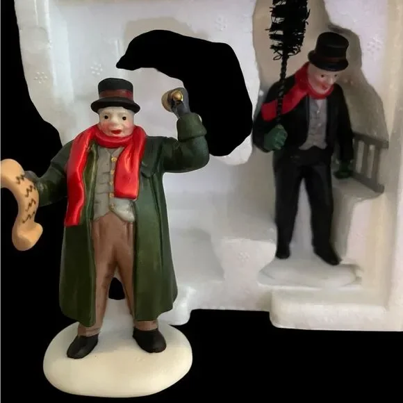 Department 56 Heritage Village Town Crier &‎ Chimney Sweep