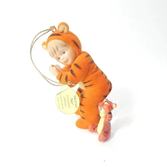 Hide & Seek Tigger Ashton Drake Heritage Ornament Porcelain Winnie the Pooh