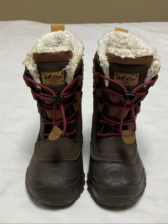 North Face Toddler Brown Winter Boots. Size 11