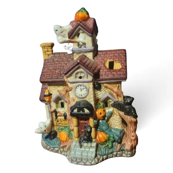Vtg Halloween Haunted Castle