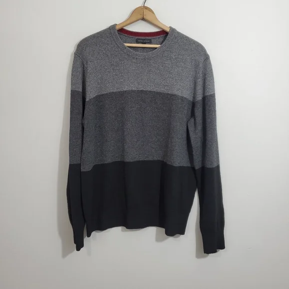 Banana Republic Colorblock Merino Wool Sweater