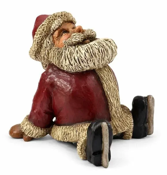 Janco Studio Bert Anderson Seated Santa Resin Figurine Christmas Decor 1999 4”