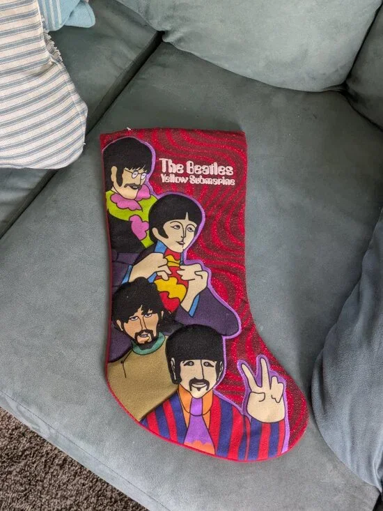 The Beatles Yellow Submarine Christmas stocking and ornament