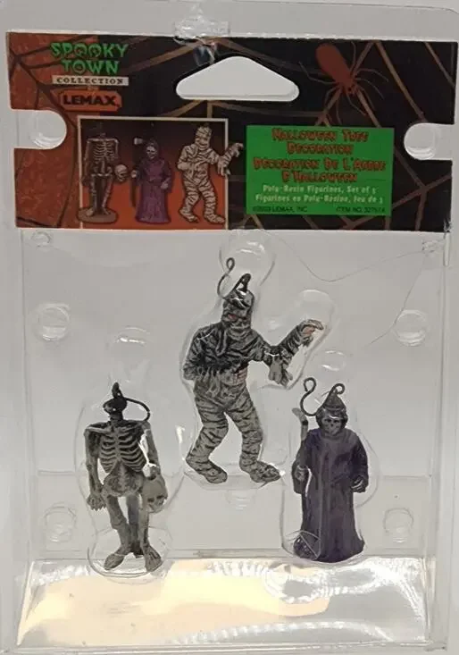 Lemax Spooky Town Trio Halloween Tree Decoration #32757A Retired