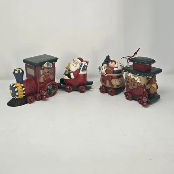 Eddie Walker Midwest of Canon Falls North Pole Express Santa Train Christmas 4pc