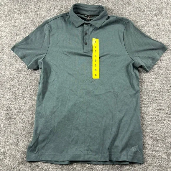 Banana Republic‎ Luxe Touch Performance Polo Mens Small Green Short Sleeve Shirt