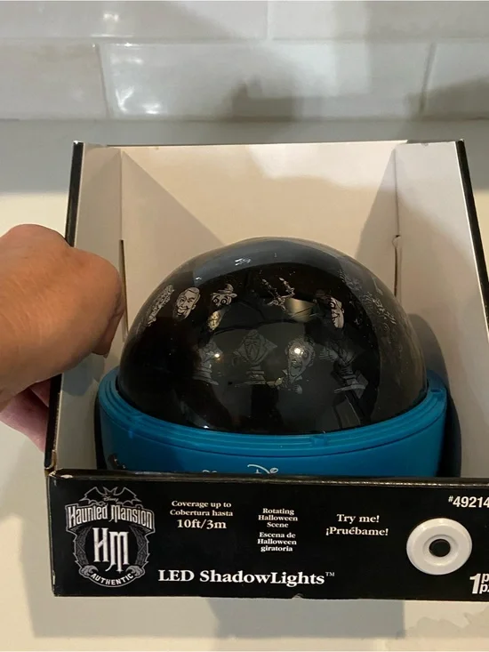 Disney Haunted Mansion LED ShadowLights - Blue/Black Dome
