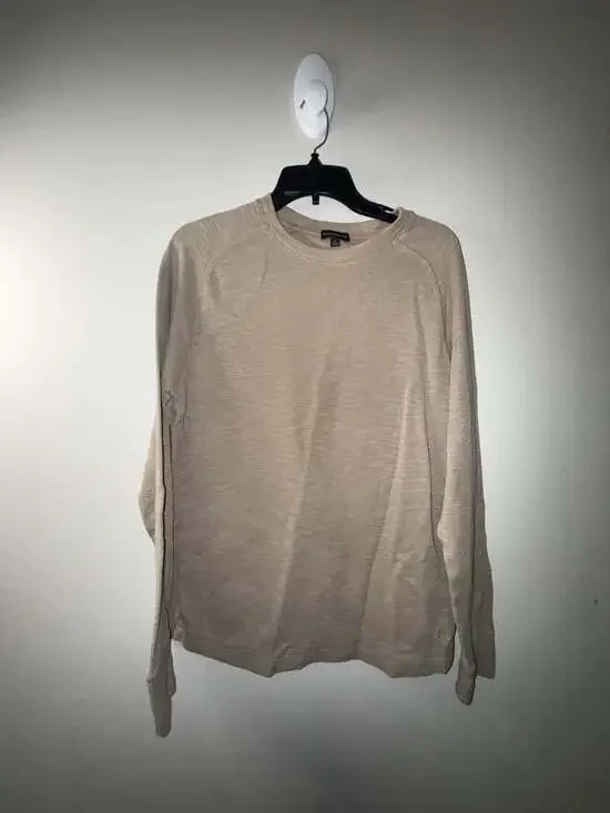 Banana Republic Long Sleeve Cotton Blend Crew Neck Thermal Sweater