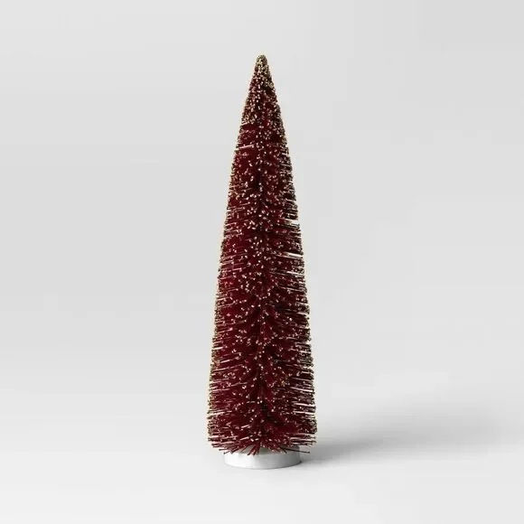 NWT Wondershop Target 2025 Large Christmas Bottle Brush Tree Sculpture 36