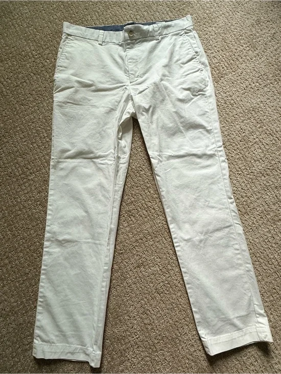Banana Republic Aiden Chino Pants – White – Men’s 35x32