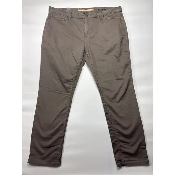 Banana Republic Men's Skinny Fit Brown Travel Jean Pants‎ - 42x32 (42x30)