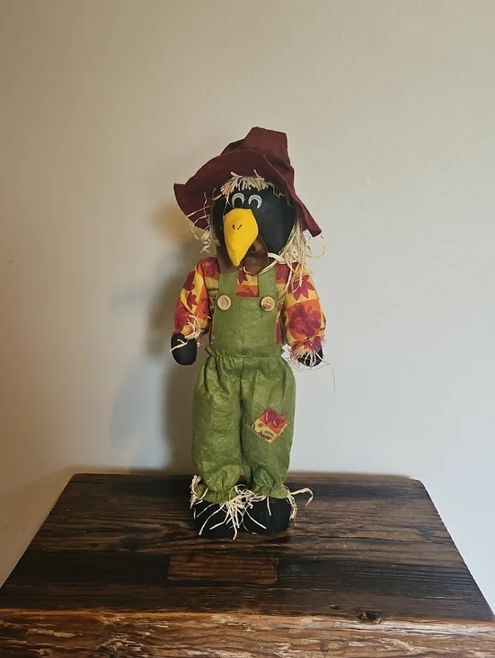 Fall Crow Holiday Decor