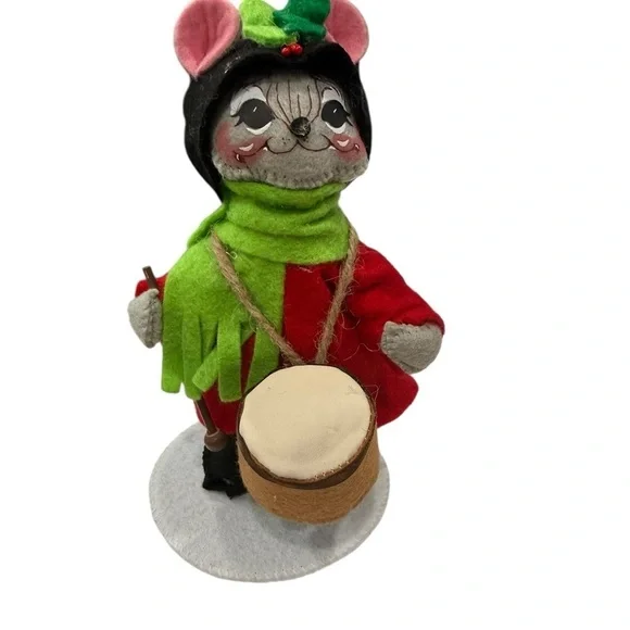 Annalee Red and Green Drummer Boy 6 inch 2015 Christmas Collection