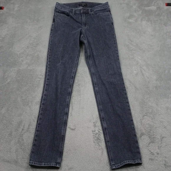Banana Republic Jeans Men 29x32 Black Denim Slim Fit Pockets Preppy‎