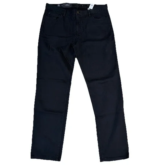 Banana Republic Slim Stretch-Corduroy Traveler Pant Size 36x32 NEW! Black‎