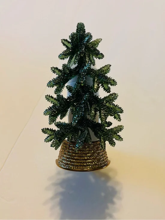 Bath & Body Works Green Sparkle pine tree wallflower plug-in