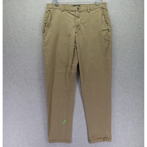Banana Republic Pants Mens 34x34 Athletic Fit‎ Chino Casual Stretch Tan Khaki