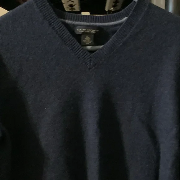 Banana Republic Navy V-Neck Sweater,‎ see description ,