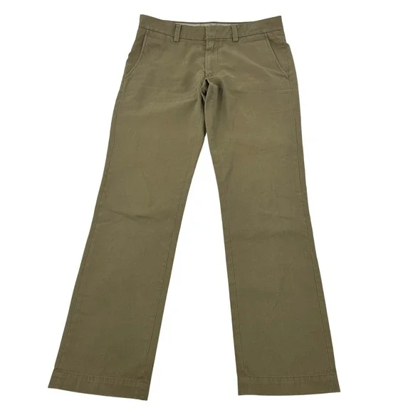 Banana Republic Aiden Chino Pants Mens 31x32 (Act 32x30.5) Khaki‎ Straight Fit