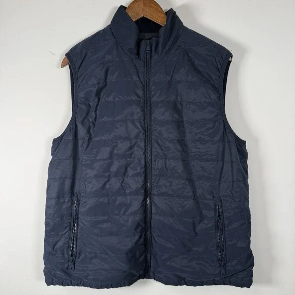 Banana Republic Quilted‎ Best Navy Men's Large Casual