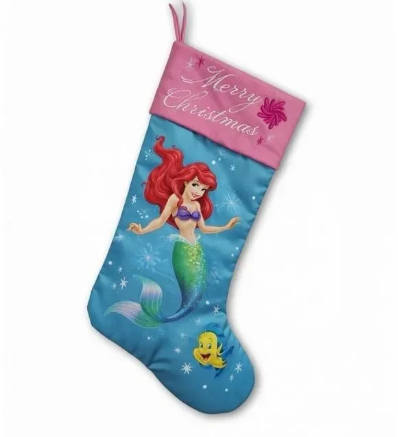 RARE 2014 THE LITTLE MERMAID ARIEL & FLOUNDER 18