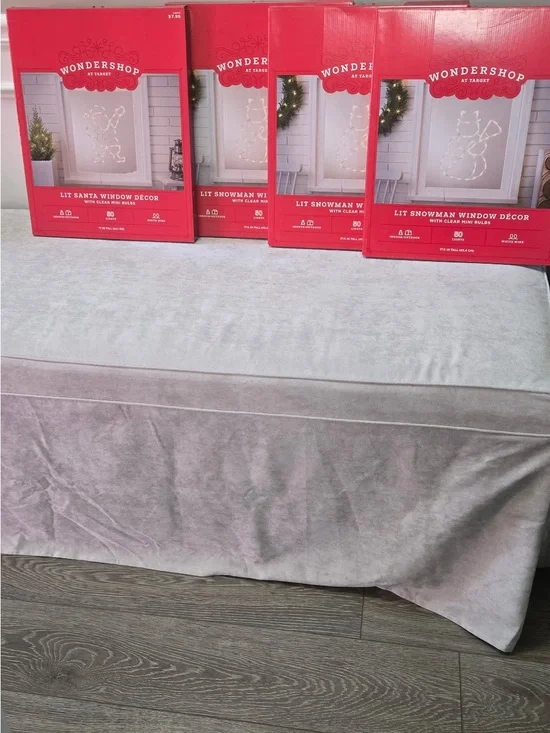 Wondershop Red Holiday Lit Window Décor - Set of 4 Boxes