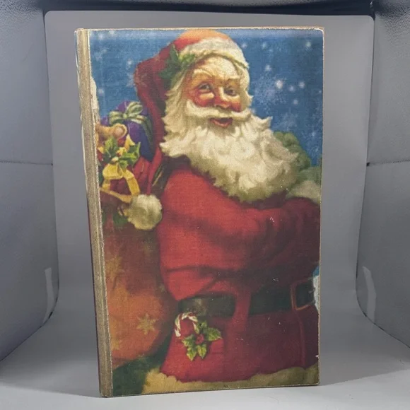 Vintage Santa Claus Decorative Book