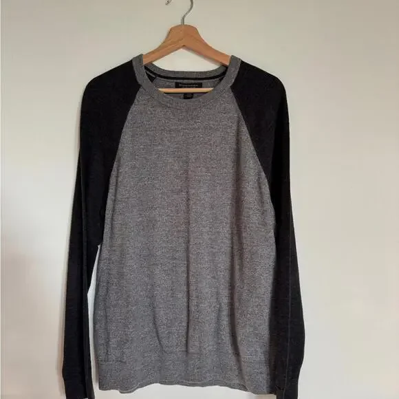 Banana Republic Men's Two-Tone Crewneck Sweater