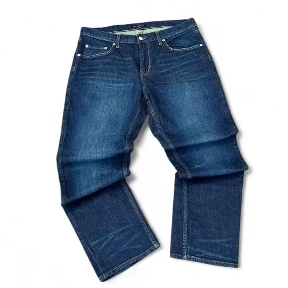 Banana-republic Men's Blue and Navy Jeans