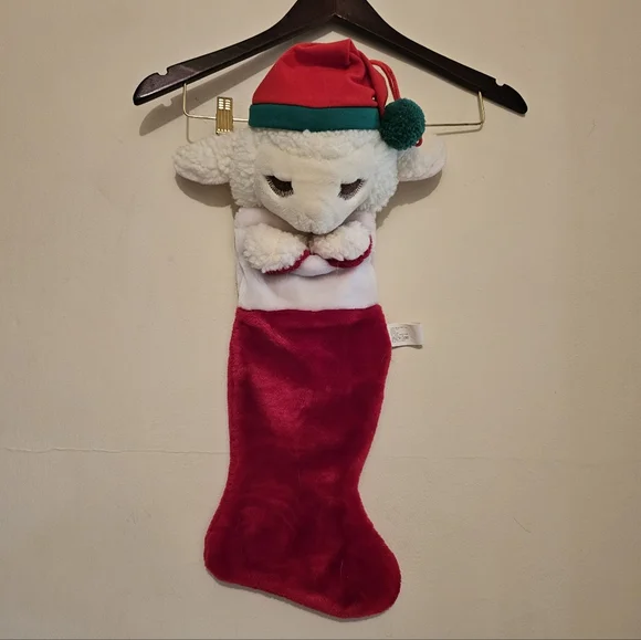 Lamb Chop 1989 Shari Lewis 3D Christmas Stocking Vintage Rare
