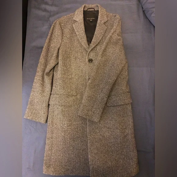 Banana Republic Brown Tweed Men's Overcoat