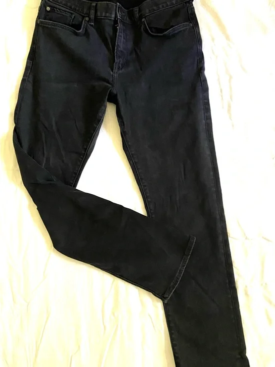 Banana Republic Men's Slim Straight Jeans in Black
