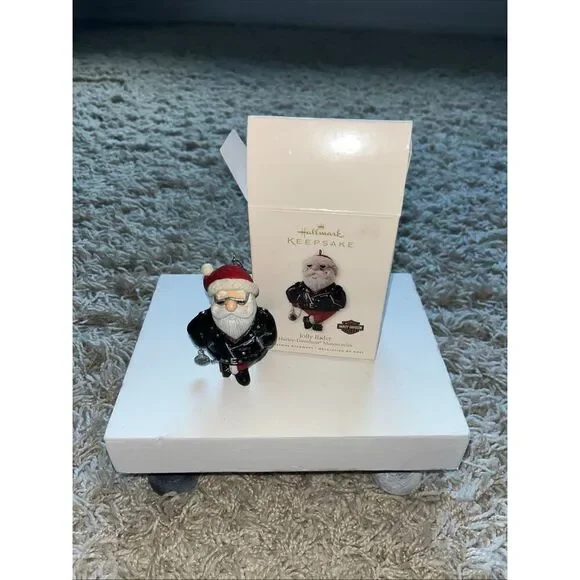 2007 Hallmark Keepsake - Jolly Rider Harley Davidson Motorcycles - With BOX