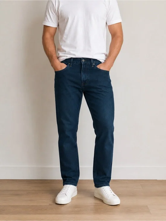 Men's Banana Republic Straight Fit Dark Blue Jeans