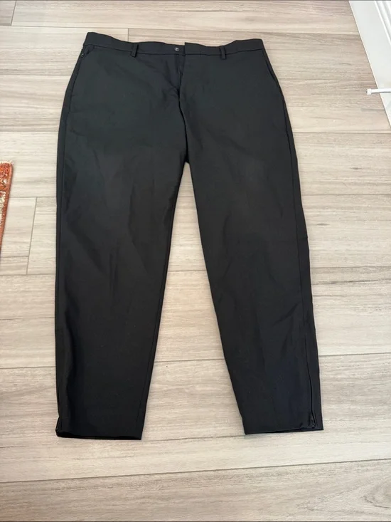 Men's Classic Black Dress Pants - Tailored Fit
