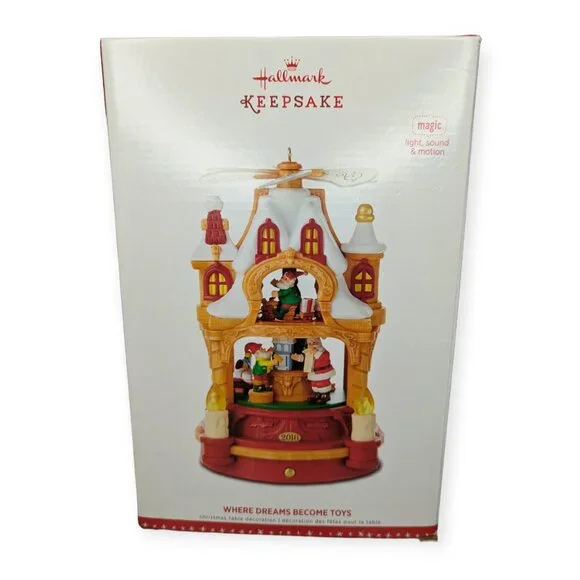 2016 Hallmark Where Dreams Become Toys Christmas Motion Display New